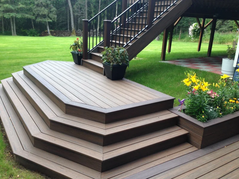 Trex Spiced Rum Grooved Decking 1x6 12