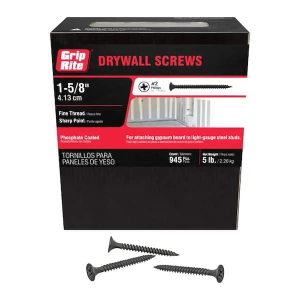 1-5/8 DRY WALL SCREWS FINE (5M