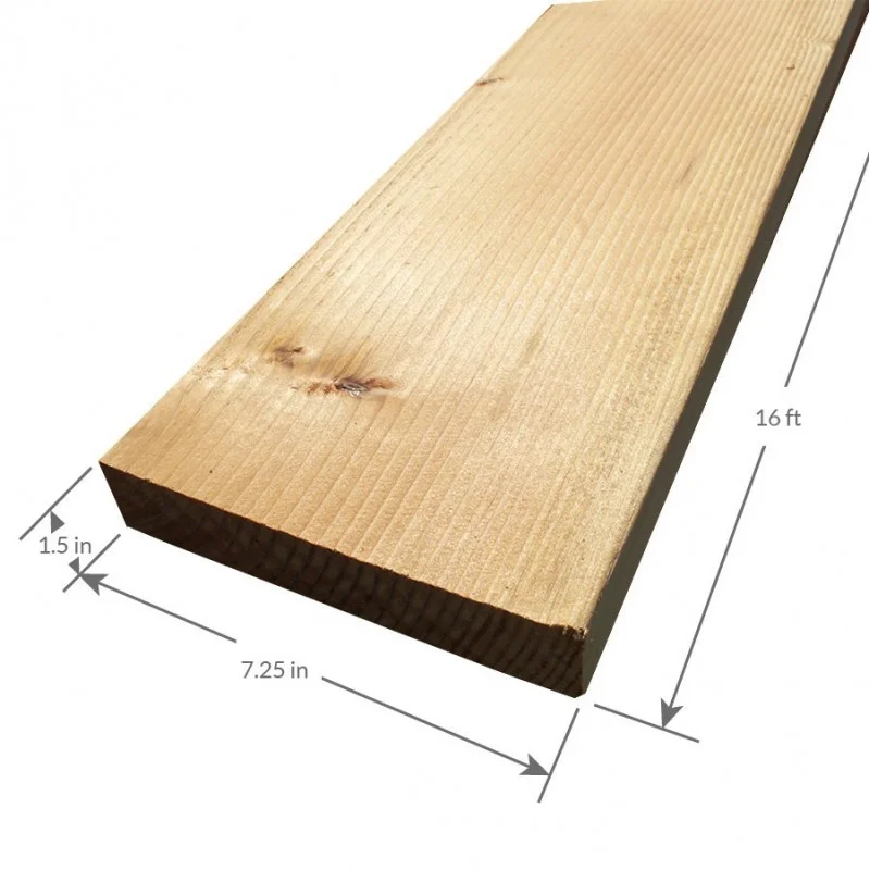 2X8 #2 & BTR DOUG FIR - 16'