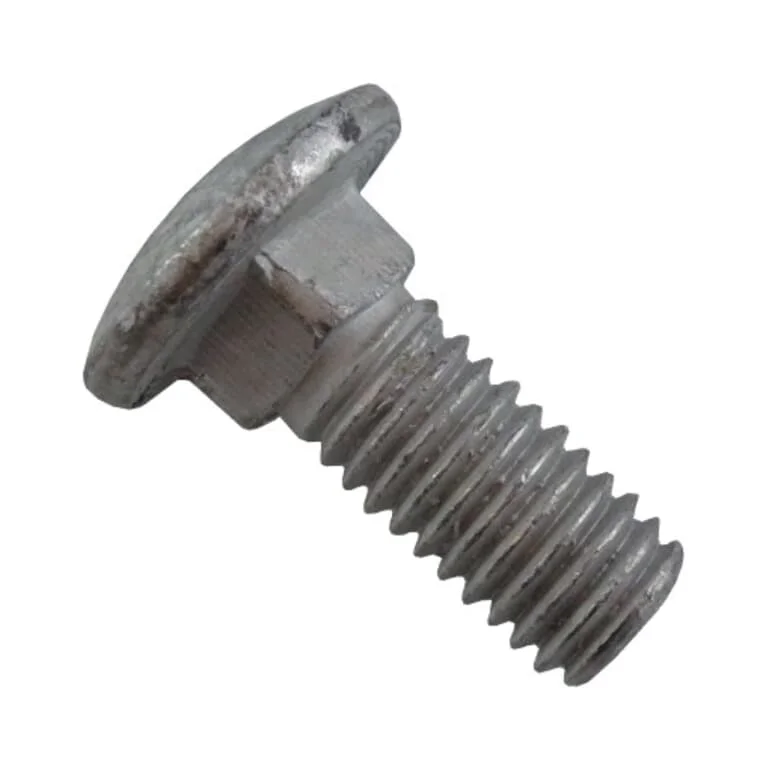 3/8 X 1-1/2" CARRIAGE GALVANIZED BOLT