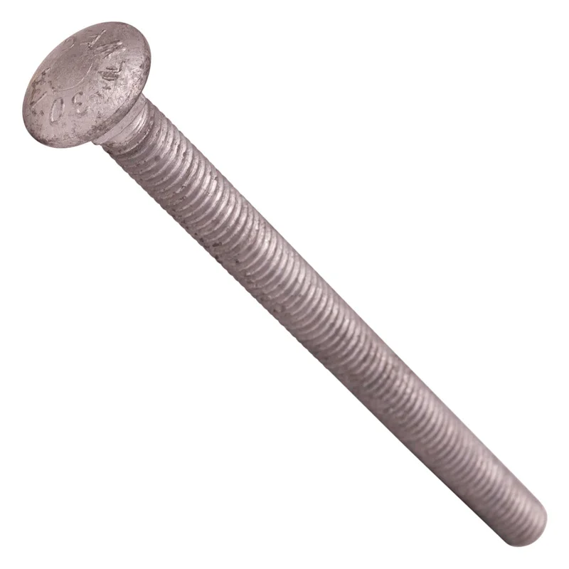 3/8 X 5" CARRIAGE GALVANIZED BOLT
