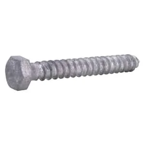3/8 X 1 GALVANIZED LAG SCREW